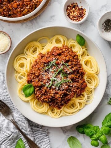 Easy Lentil Bolognese Recipe