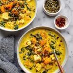 Creamy Coconut Butternut Squash Chicken Soup Recipe