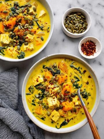 Creamy Coconut Butternut Squash Chicken Soup Recipe