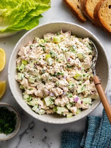 Creamy Tuna Salad with Greek Yogurt and Fresh Herbs Recipe