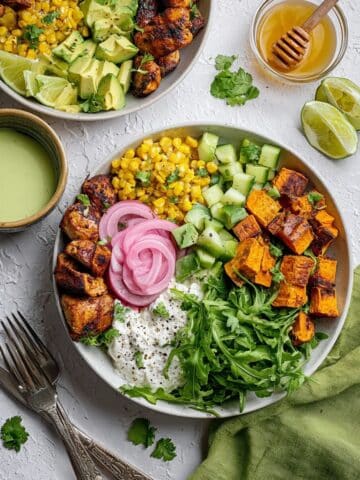 Hot Honey Chicken Bowls Recipe