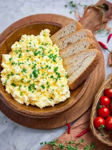 Baked Feta Cheese Dip with Eggs Recipe