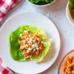 Simple Buffalo Chicken Lettuce Wraps Recipe