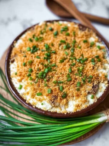 Dill Pickle Dip with Crunchy Toasted Breadcrumbs Recipe