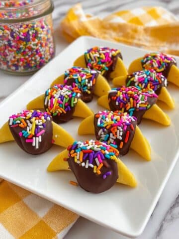Rainbow Sprinkles Fortune Cookies Recipe
