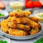 Oven Baked Breaded Dill Pickled Gherkins Recipe