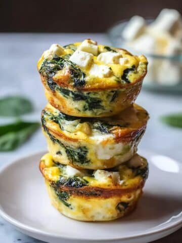 Egg Muffins with Spinach and Feta Recipe