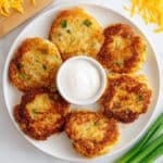 Cheddar Bacon Potato Cakes Recipe