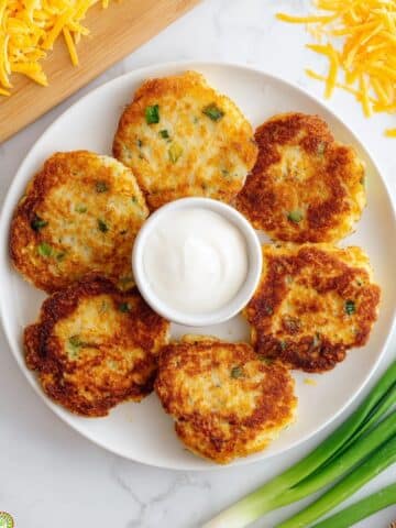 Cheddar Bacon Potato Cakes Recipe