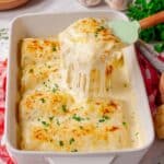 Chicken Alfredo Lasagna Rollups Recipe