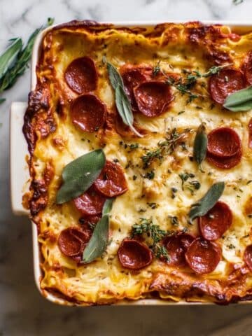 Easy Pumpkin & Sage Lasagna with Fontina Recipe
