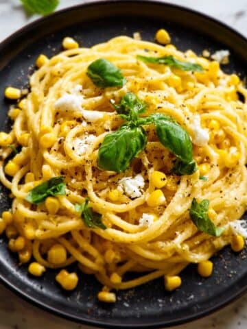 Easy One-Pot Creamed Corn Bucatini Recipe