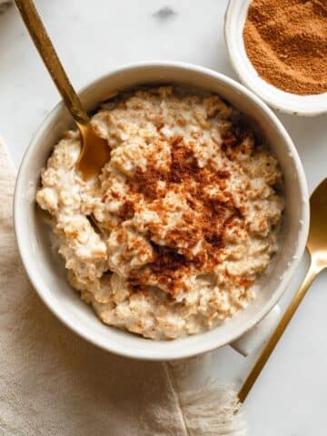 Cinnamon Spice Oatmeal Recipe