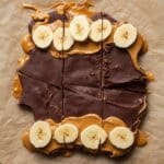 Banana Peanut Butter Chocolate Bark Recipe