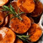 Candied Sweet Potatoes with Maple and Spices Recipe