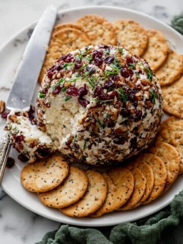Cranberry Pecan Cheese Ball Appetizer Recipe