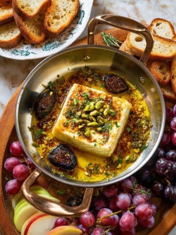 Baked Feta with Honey and Pistachios Recipe