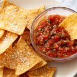 Crispy Homemade Tortilla Chips in the Air Fryer Recipe