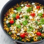 Charred Corn and Herb Bulgur Wheat Salad with Goat’s Cheese Recipe