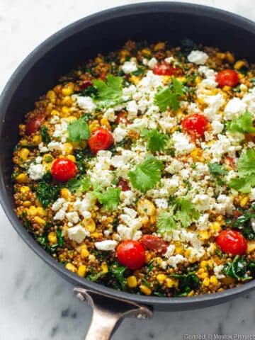 Charred Corn and Herb Bulgur Wheat Salad with Goat’s Cheese Recipe