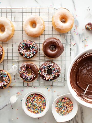 Baked Strawberry Lemon Doughnuts Recipe