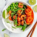 Sesame Shrimp Bowls Recipe