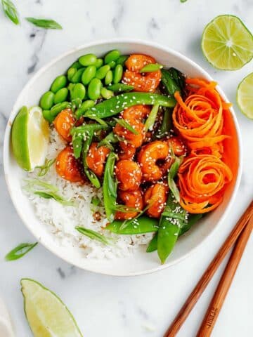 Sesame Shrimp Bowls Recipe
