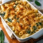 Easy Spinach & Artichoke Mac-and-Cheese Bake Recipe