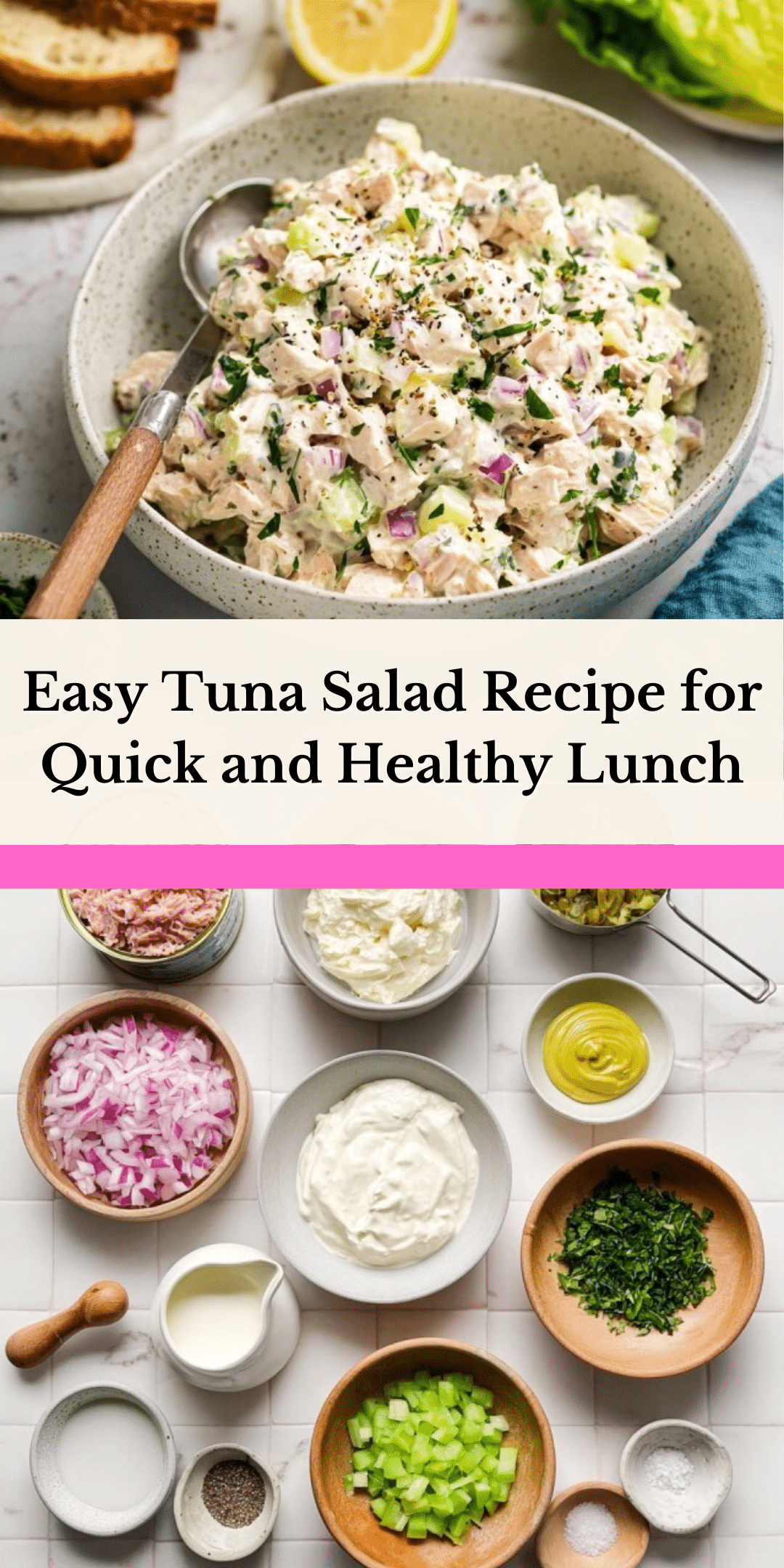 Creamy Tuna Salad Recipe