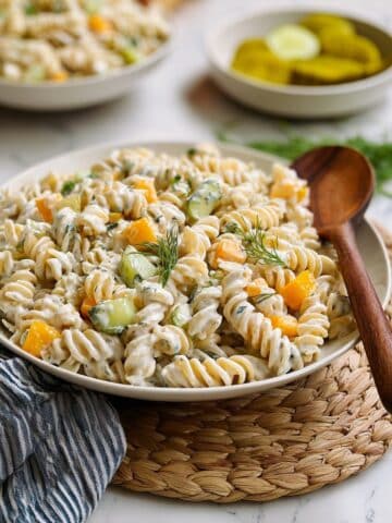 Dill Pickle Pasta Salad Recipe
