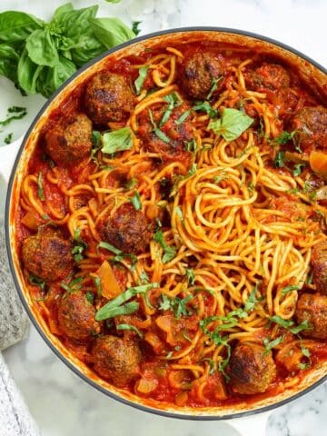 Classic Meatballs with Rich Tomato Sauce Recipe