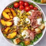 Grilled Peach Burrata Salad Recipe