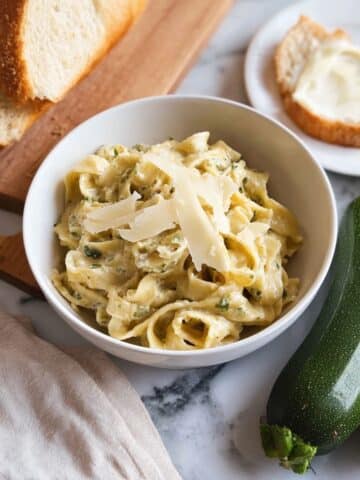 Creamy Zucchini Parmesan Pasta Sauce Recipe