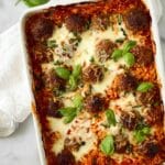 Meatball Orzo Bake (One Pot) Recipe