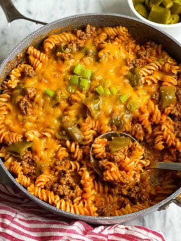 Cheeseburger Pasta {One Pot} Recipe