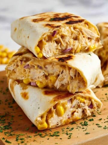 15 Minute Chicken Wraps Recipe
