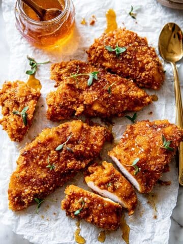 Baked Crunchy Hot Honey Chicken Recipe