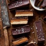 Homemade Vegan Peanut Butter Twix Bars Recipe