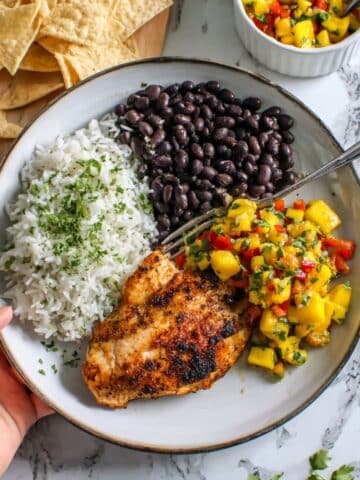 Grilled Chicken with Fresh Mango Salsa Recipe