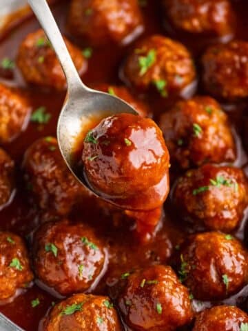 Slow Cooker Cranberry Meatballs Recipe