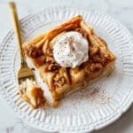 Apple Cheesecake Tart with Cinnamon and Walnuts Recipe