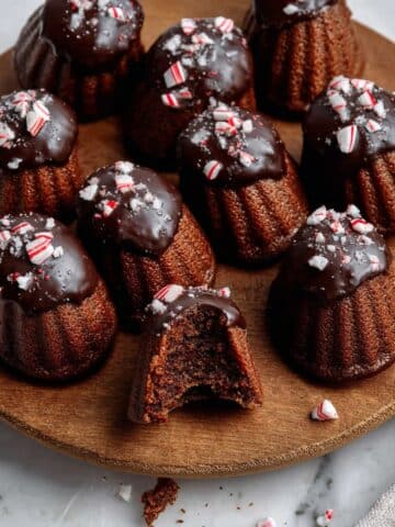 Chocolate Peppermint Madeleines Recipe