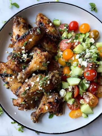 Greek Lemon Oregano Chicken Wings Recipe