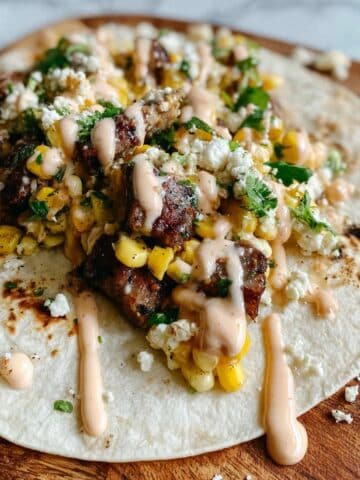 Steak Tacos with Corn Salsa Recipe