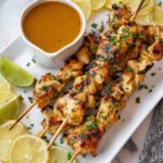 Creamy Chicken Satay with Spicy Peanut Sauce Recipe