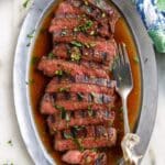 Grilled London Broil with Balsamic Fig Marinade Recipe