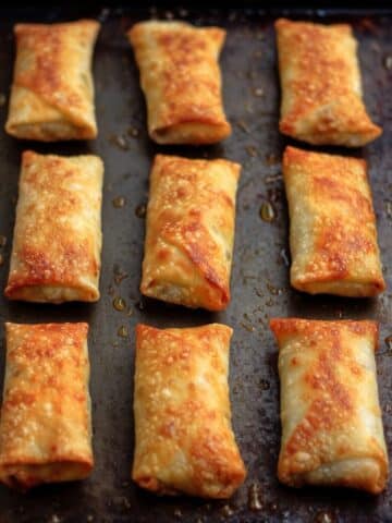 Crispy Oven Baked Egg Rolls Recipe