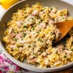 15 Minute Chicken Cordon Bleu Pasta Recipe
