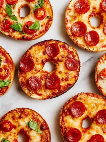 Easy Pizza Bagels (Oven, Grill & Air Fryer) Recipe