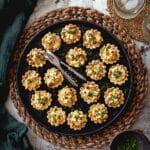 Baked Phyllo Cup Appetizers with Bacon, Apple, and Cheeses Recipe